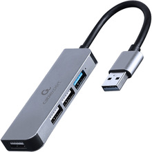 USB-хаб CABLEXPERT 4-портовий (UHB-U3P1U2P3-01)