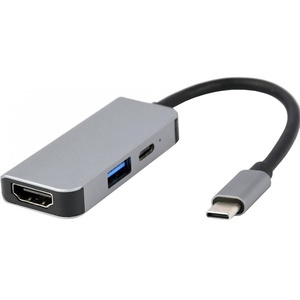 Док-станція CABLEXPERT USB-C 3-в-1 USB/HDMI/PD (A-CM-COMBO3-02) Док-станція CABLEXPERT USB-C 3-в-1 USB/HDMI/PD (A-CM-COMBO3-02)