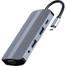 Док-станция CABLEXPERT USB-C 8-в-1 (A-CM-COMBO8-02)