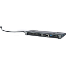 Док-станция CABLEXPERT USB-C 9-в-1 (A-CM-COMBO9-02)