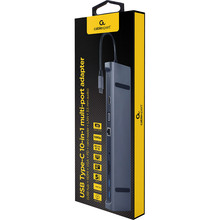 Док-станция CABLEXPERT USB-C 9-в-1 (A-CM-COMBO10-01)