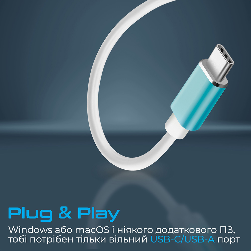 Фото USB-хаб PROMATE Litehub-4 Blue (litehub-4.blue)