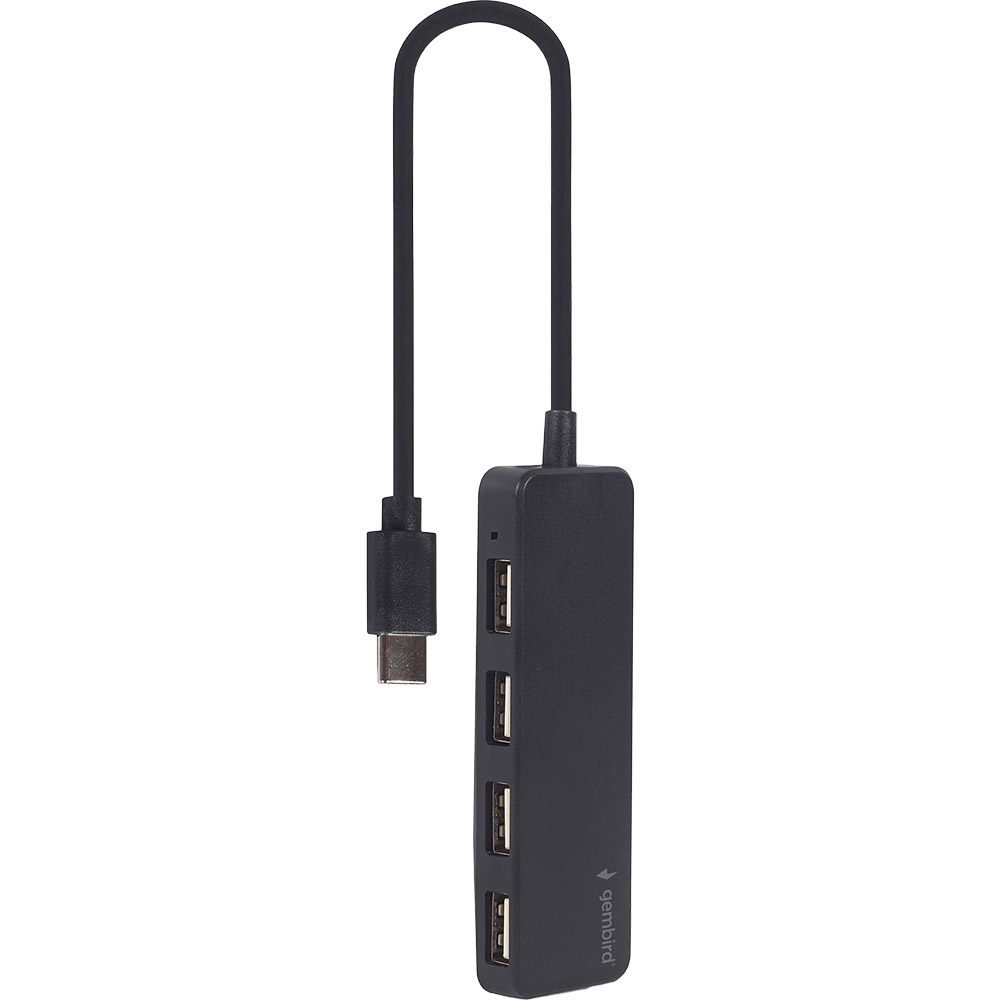 USB-хаб GEMBIRD Type-C 4 в 1 Black (UHB-CM-U2P4-01) USB-хаб GEMBIRD Type-C 4 в 1 Black (UHB-CM-U2P4-01)