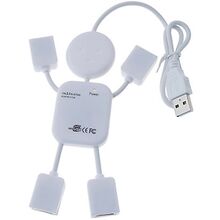 USB-хаб Drobak Робот White (493501)