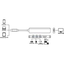 Док-станція PROLOGIX 6 в 1 PR-WUC-104B