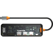 Док-станція CANYON DS-13 4k 7-в-1 USB-C Space Grey (CNS-TDS13)