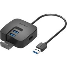 USB-хаб VENTION USB 3.0 - 4хUSB 3.0 Black 1 м (CHBBF)