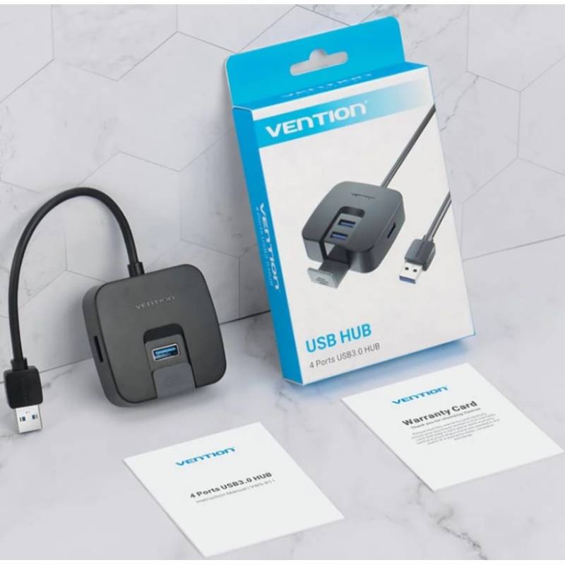 USB-хаб VENTION USB 3.0 - 4хUSB 3.0 Black 1 м (CHBBF) Тип живлення пасивний