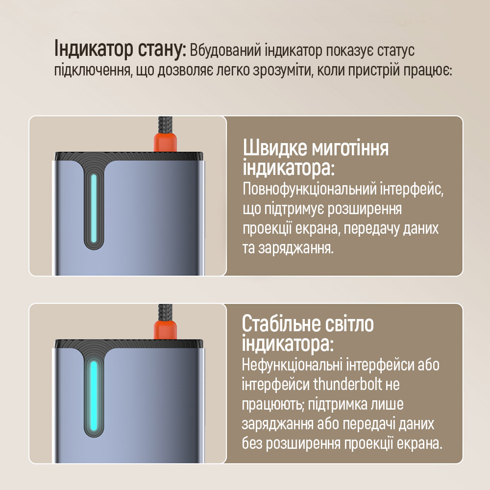 Огляд USB-хаб COLORWAY USB-C 5-в-1 Type C PD 100W/USB3.0х3/HDMI 4К (BO3PS5I01-4)