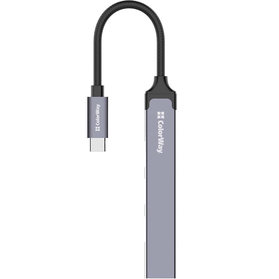 USB-хаб COLORWAY USB-A 4-в-1 USB2.0х3/USB3.0 BO3PS5I01-4 (CW-HUB05)