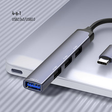 USB-хаб COLORWAY USB-C 4-в-1 (CW-HUB04)