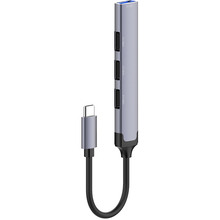 USB-хаб COLORWAY USB-C 4-в-1 (CW-HUB04)