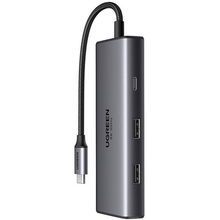 USB-хаб Ugreen CM498 USB/Type-C/HDMI 6 in 1 Silver (15852)