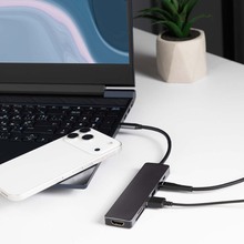 Док-станция PROOVE Iron Link 7 in 1 Silver (57730silver)