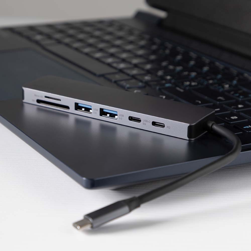 Док-станция PROOVE Iron Link 7 in 1 Silver (57730silver) Тип питания пассивный