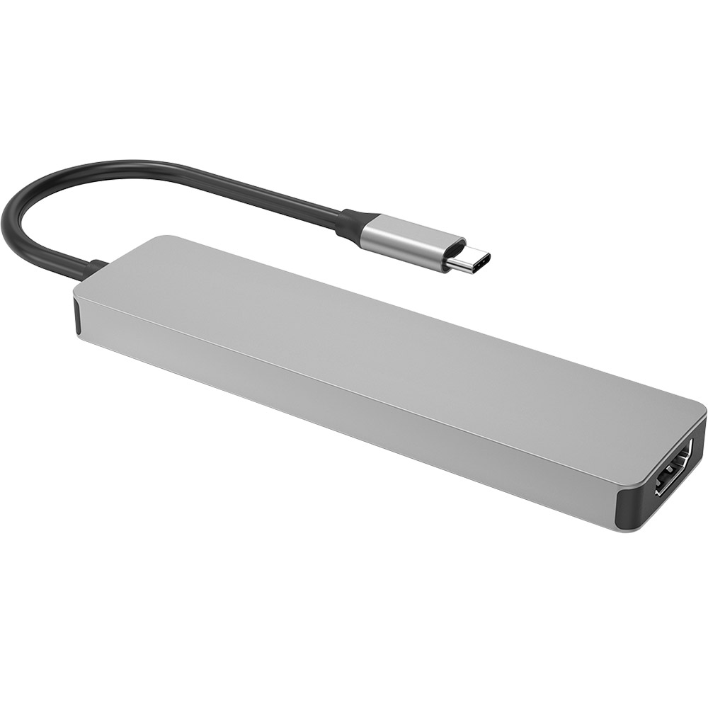 Док-станция PROOVE Iron Link 7 in 1 Silver (57730silver)