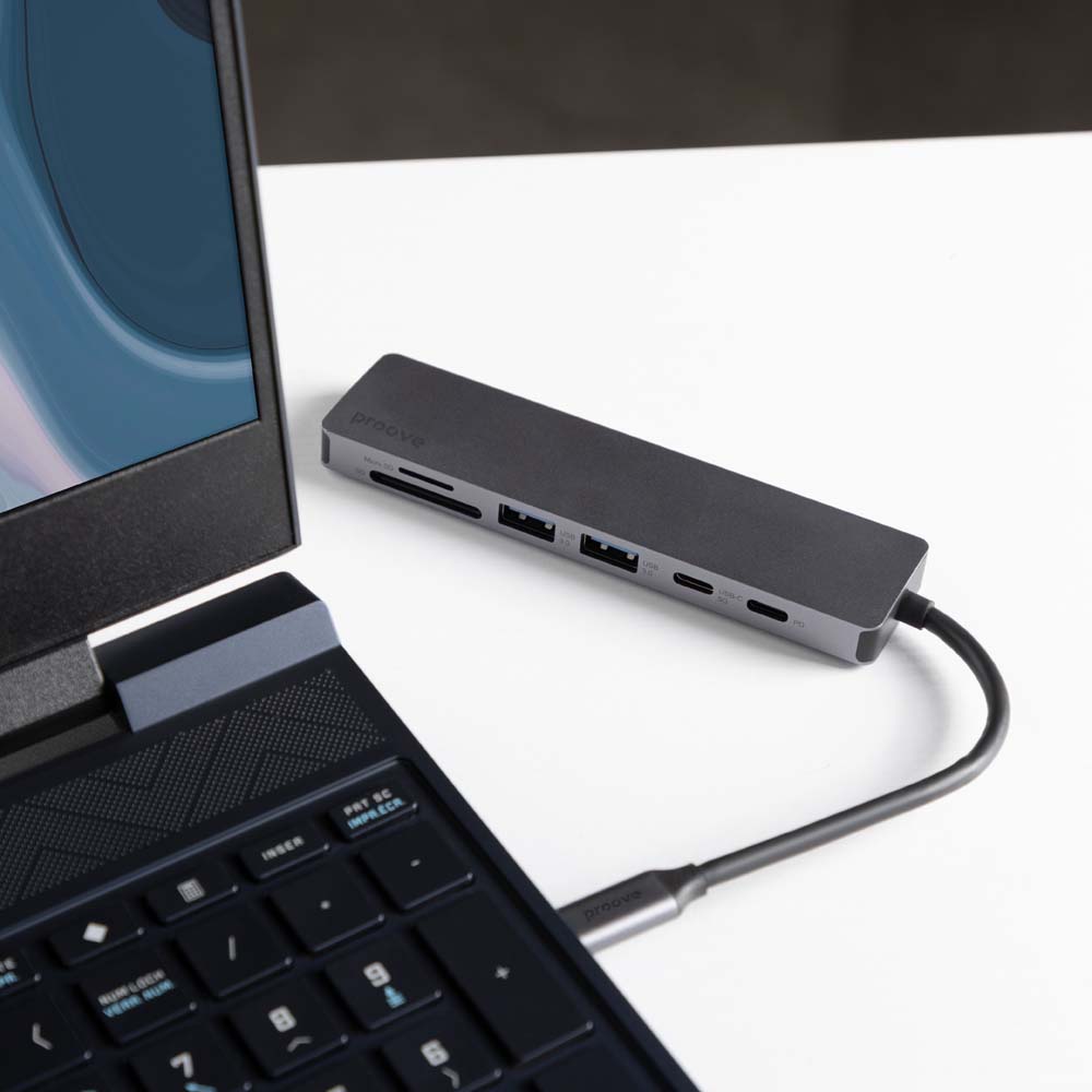 Док-станция PROOVE Iron Link 7 in 1 Silver (57730silver) Интерфейс подключения USB Type-C