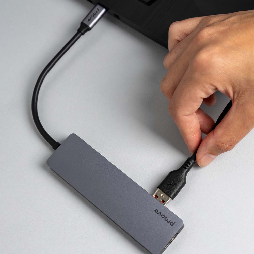 Док-станция PROOVE Iron Link 5-in-1 (57731silver) Дополнительные разъемы HDMI