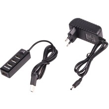 USB-хаб MAXXTER 4xUSB 2.0 Type-A (HU2A-4P-AC-03)