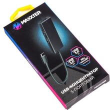 Док-станція MAXXTER 1x USB 3.0 USB A+2xUSB 2.0 USB A+1xSD (HU3C-3PTF-01)