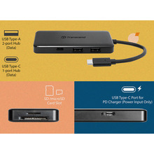 USB-хаб Transcend 6 in 1 Black (TS-HUB5C)