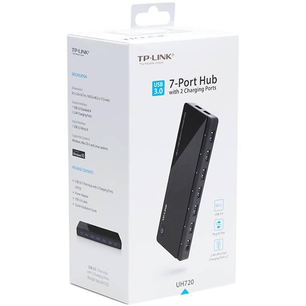 USB-хаб TP-LINK UH720 Интерфейс подключения USB Type-A