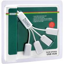 USB-хаб DIGITUS USB 2.0 White (DA-70216)