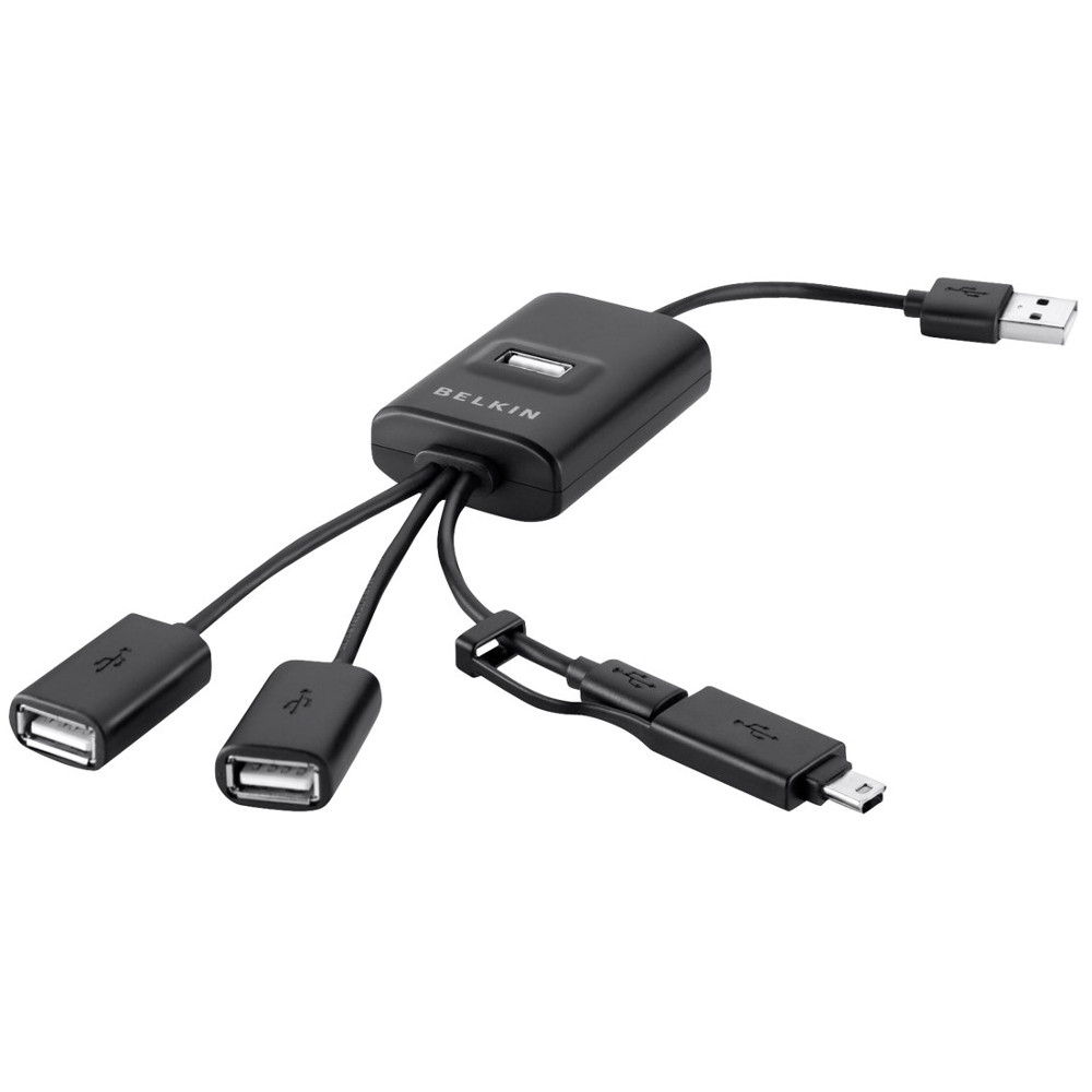 USB-хаб BELKIN Flex-Hub (F4U046cw) Загальна кількість портів 4