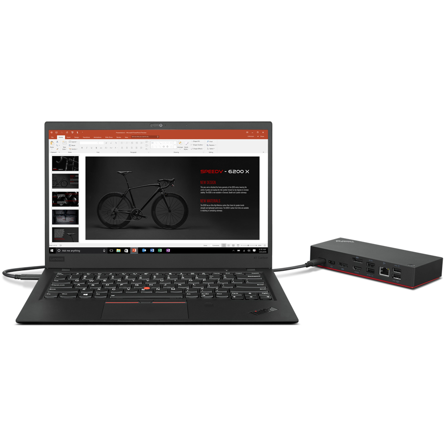 Фото Док-станція LENOVO Dock ThinkPad Universal USB-C (40AY0090EU)