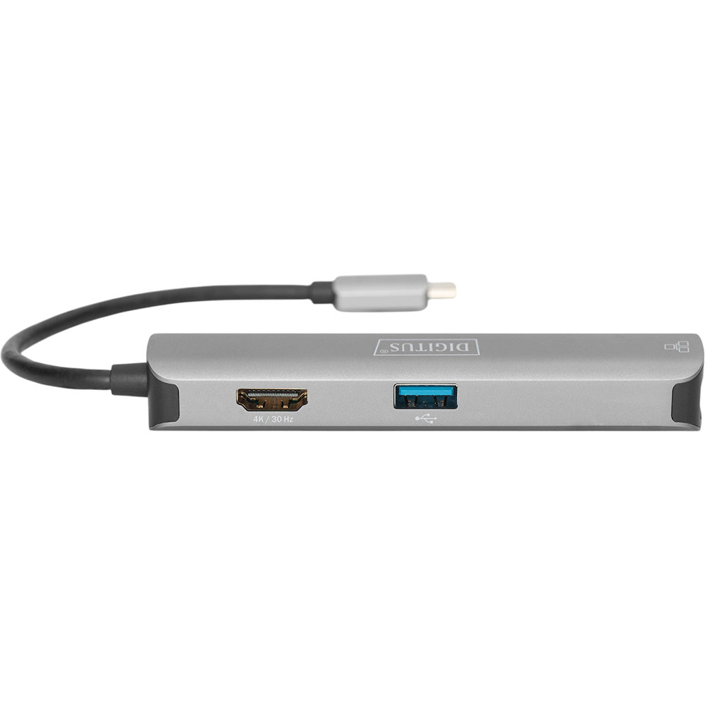 Док-станція DIGITUS USB-C 5-port Dock (DA-70892) Інтерфейс підключення USB Type-C