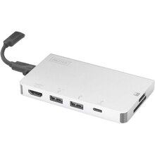 Док-станція DIGITUS USB-C 6-port Travel Dock (DA-70867)