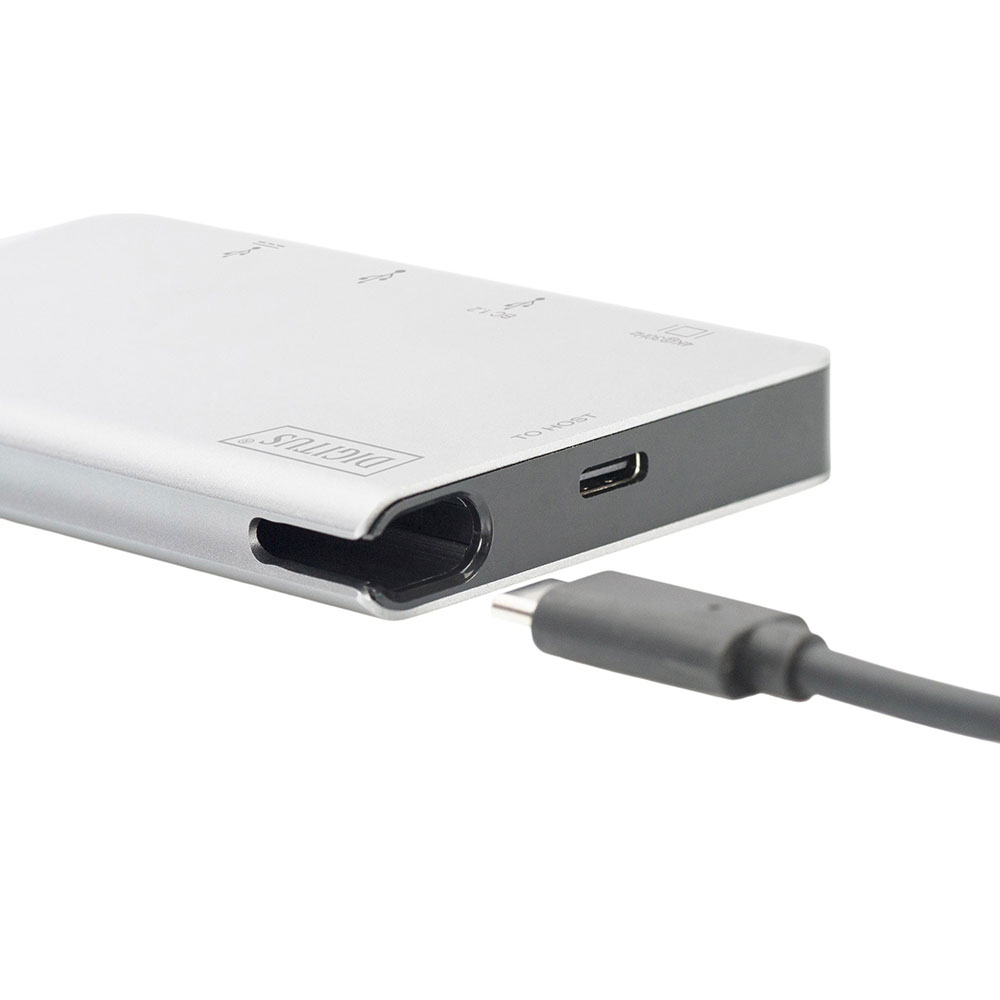 В Україні Док-станція DIGITUS USB-C 6-port Travel Dock (DA-70867)