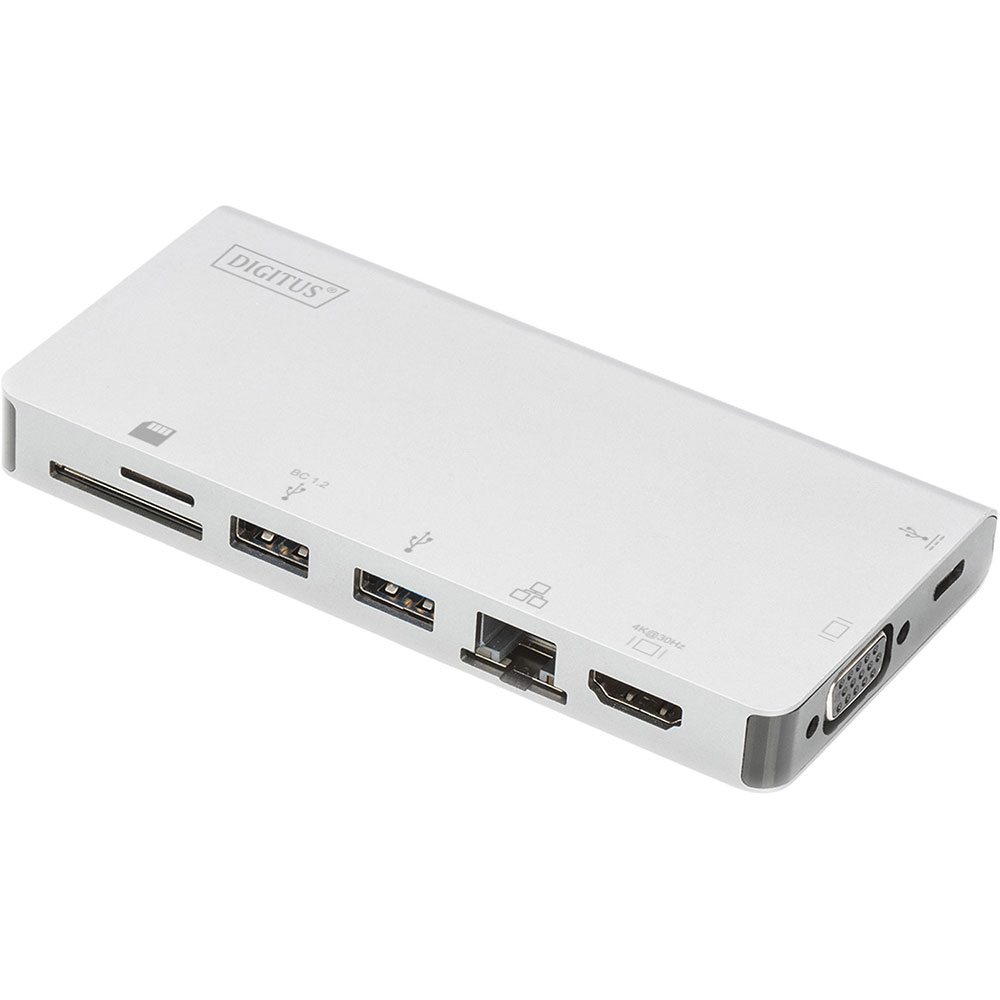 Док-станция DIGITUS USB-C 8-port Multiport Travel Dock (DA-70866)