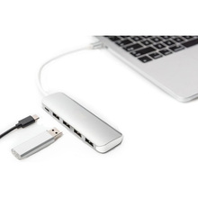 USB-хаб DIGITUS USB-C 4xUSB-A/USB-C (DA-70242-1)