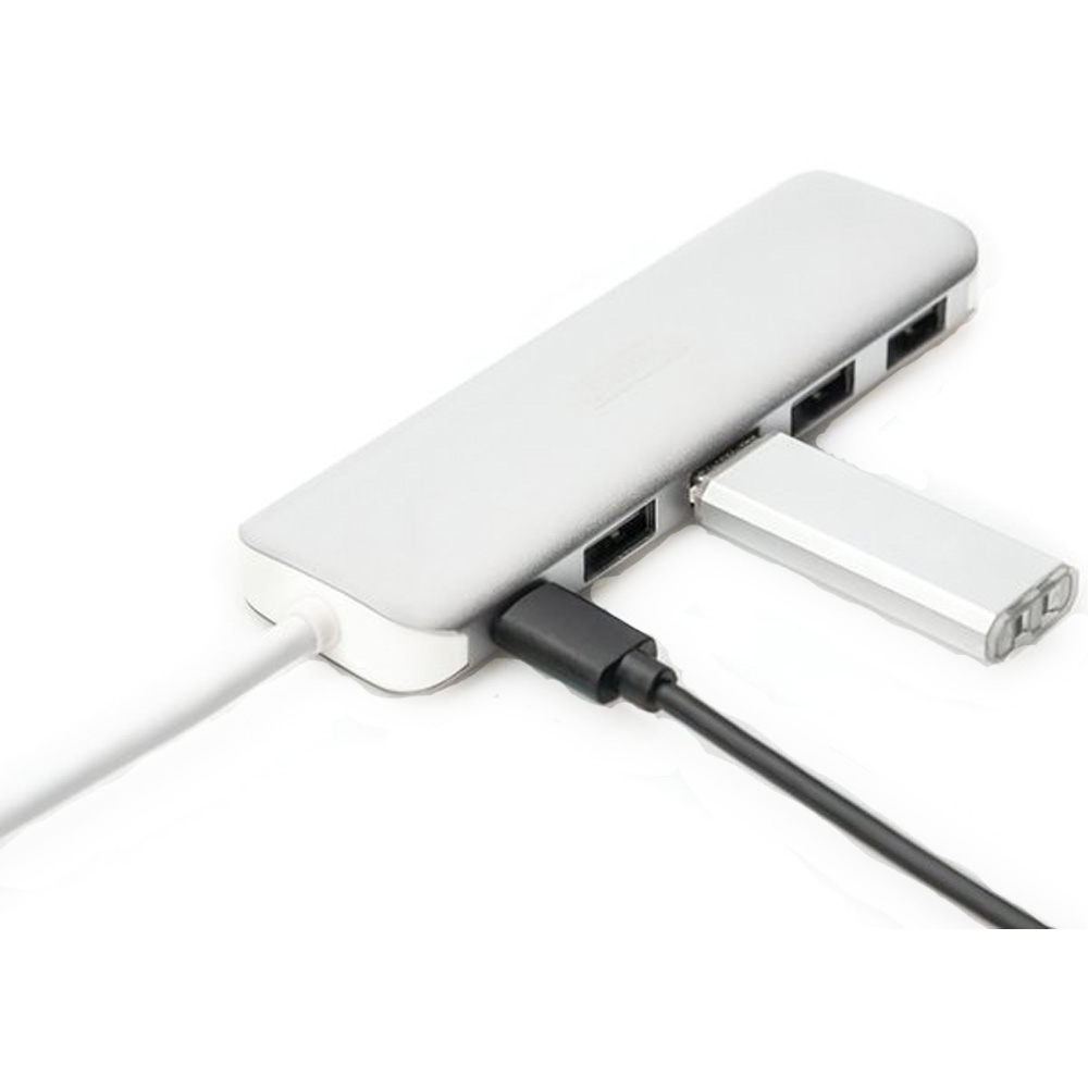 Зовнішній вигляд USB-хаб DIGITUS USB-C 4xUSB-A/USB-C (DA-70242-1)