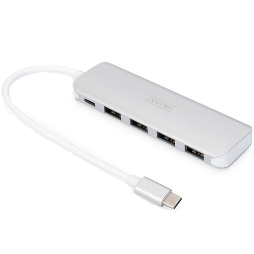 USB-хаб DIGITUS USB-C 4xUSB-A/USB-C (DA-70242-1)