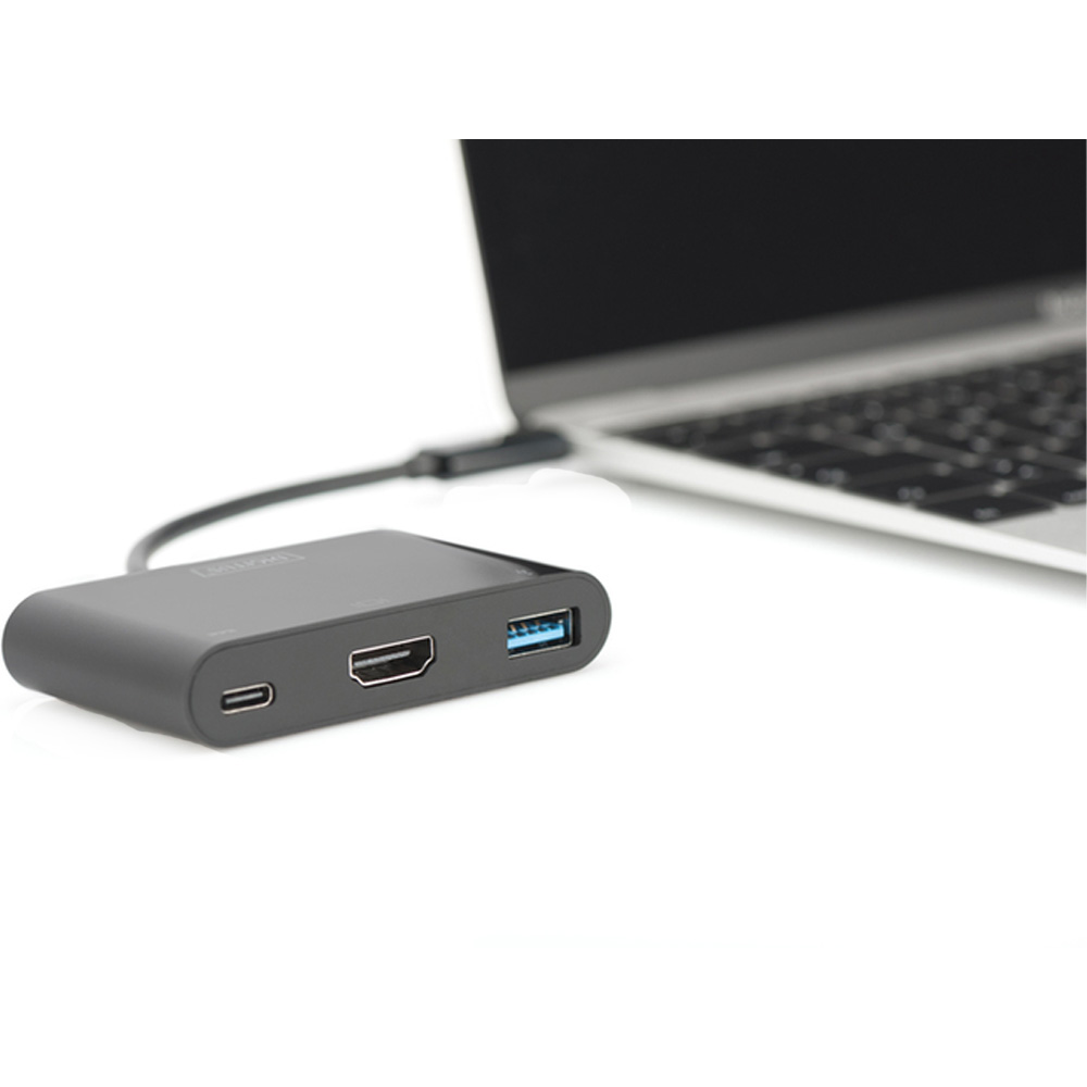 Док-станция DIGITUS USB-C HDMI/USB-A/USB-C Black (DA-70855) Тип док-станция