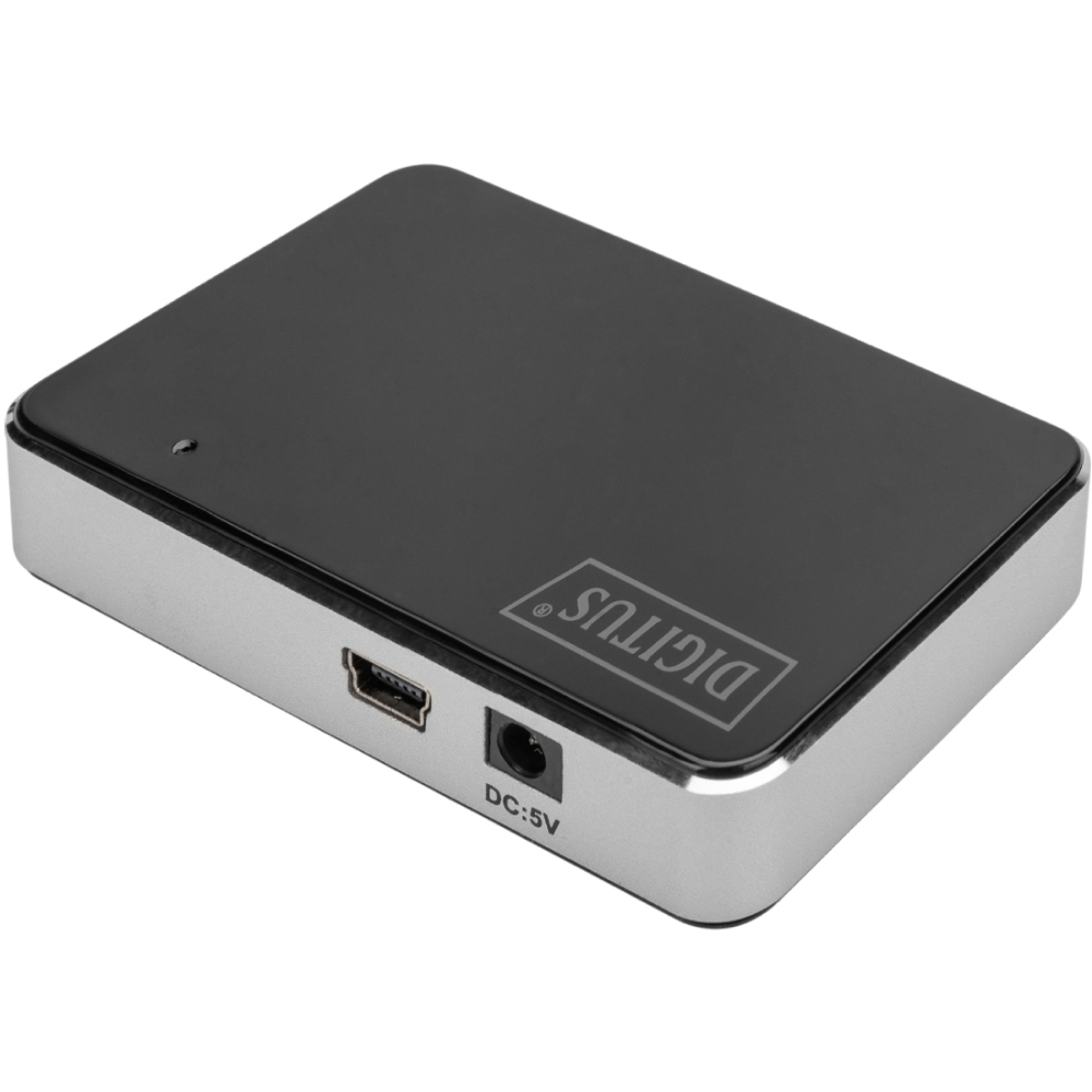 USB-хаб DIGITUS USB 2.0 4 Port (DA-70220) Интерфейс подключения USB Type-A