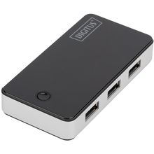 USB-хаб DIGITUS USB 3.0 4 Port Black (DA-70231)