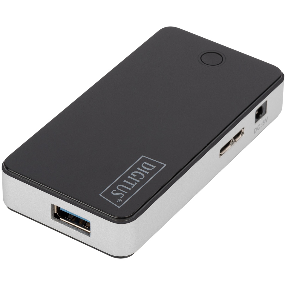 USB-хаб DIGITUS USB 3.0 4 Port Black (DA-70231) Тип USB-хаб