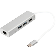 Док - станція DIGITUS USB-C/USB 3.0, 3 Port Hub (DA-70255)