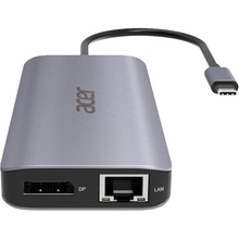 Док-станція ACER 12 in 1 Type-C Dongle Gray (HP.DSCAB.009)