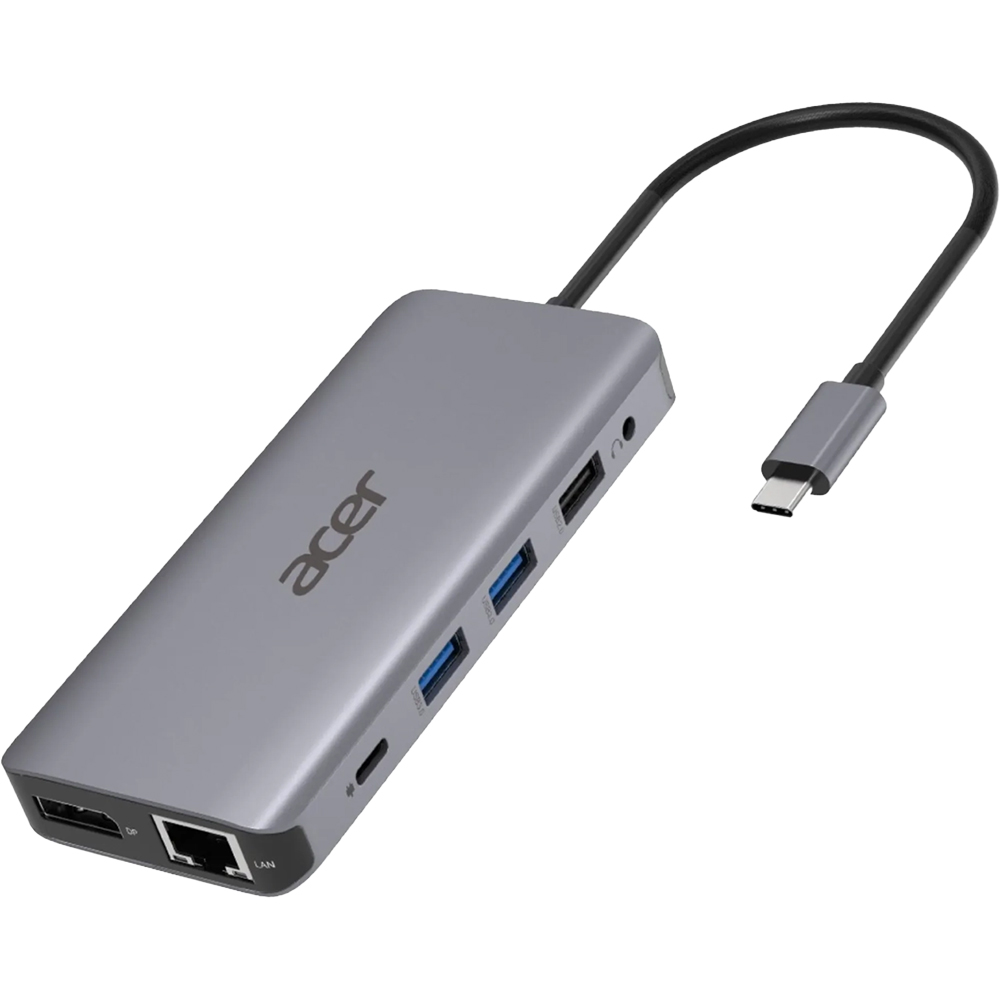 Док-станция ACER 12 in 1 Type-C Dongle Gray (HP.DSCAB.009)