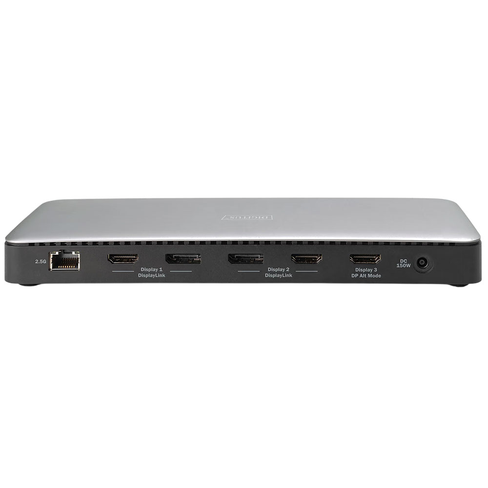 Док-станция DIGITUS 13-in-1 grey (DA-70918) Интерфейс подключения USB Type-C