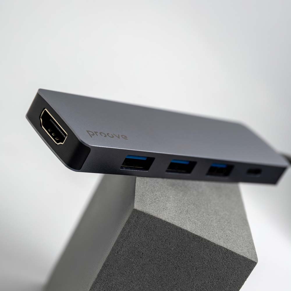 Док-станция PROOVE Iron Link 5 in 1 Silver (54690silver) Интерфейс подключения USB Type-A