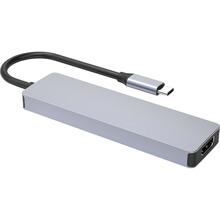 Док-станция PROOVE Iron Link 5 in 1 Silver (54690silver)