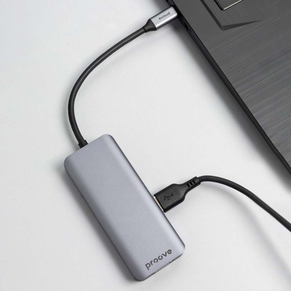 Док-станция PROOVE Iron Link 6 in 1 Silver (54691silver) Дополнительные разъемы HDMI