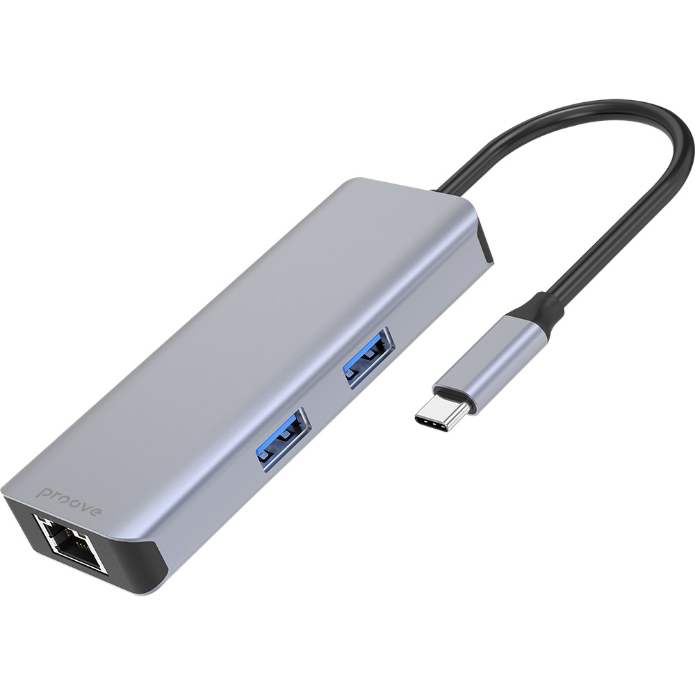 Док-станция PROOVE Iron Link 6 in 1 Silver (54691silver)