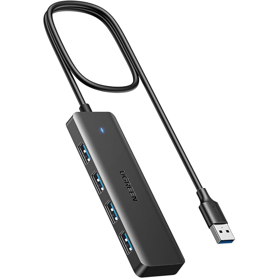 USB-хаб UGREEN Хаб USB 3.0 - 4 х USB 3.0 Hub CM219 Space Gray (35574)