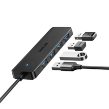 USB-хаб UGREEN Хаб USB 3.0 to 4хUSB 3.0 Hub Space Gray CM219 (25851)